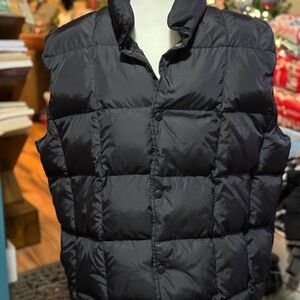 L.L. Bean Men's Puffer Vest 2xl black goose down